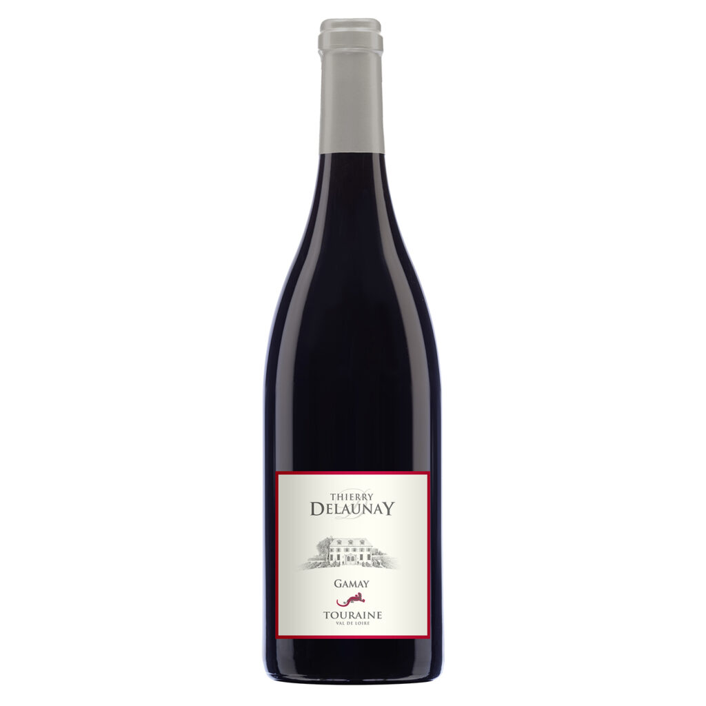 Thierry Delaunay Touraine punaviini Gamay rypäleestä