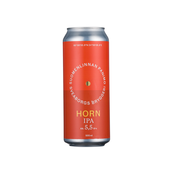 Suomenlinnan Panimo, HORN IPA  12 x  50cl tölkin pakkaus