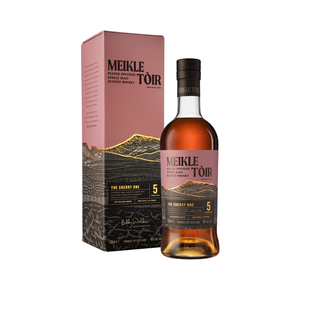 GlenAllachie Meikle Toir 5-Year-Old Sherry Cask Scotch Single Malt 0.7L